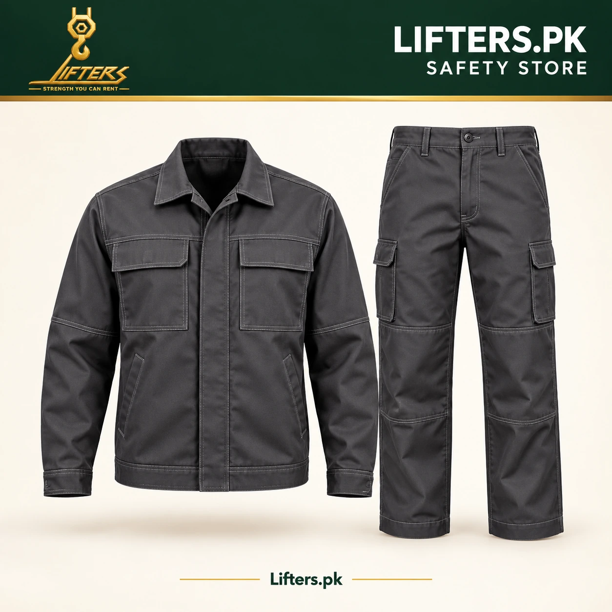Work jacket & trousers