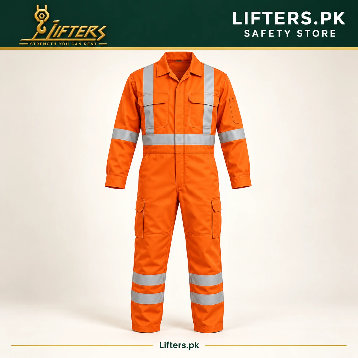 High-visibility coverall