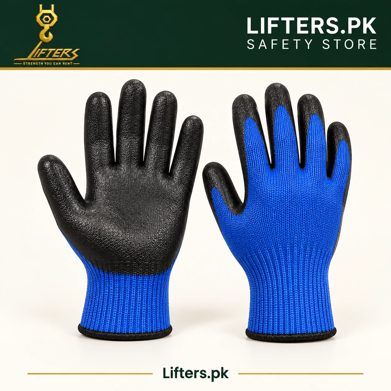Coated handling gloves