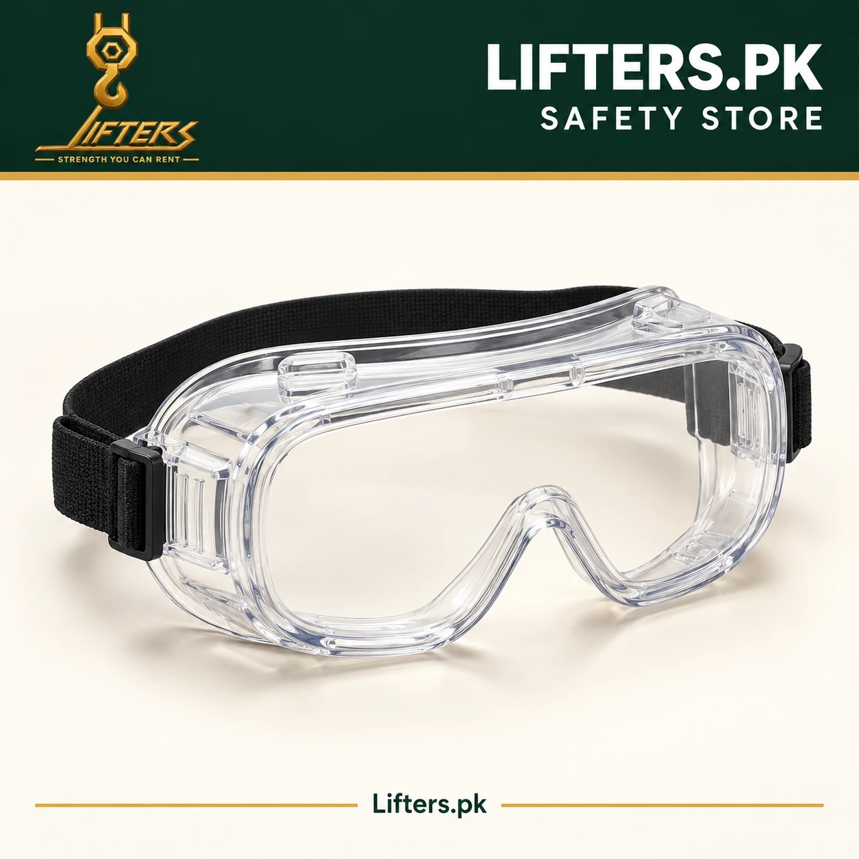 Sealed safety goggles